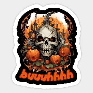 Buuhhhh-Halloween Haunt Sticker